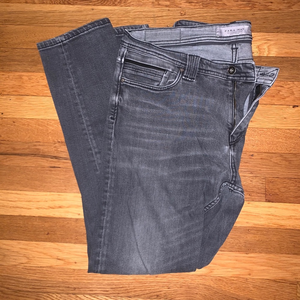 Zara men’s black jeans